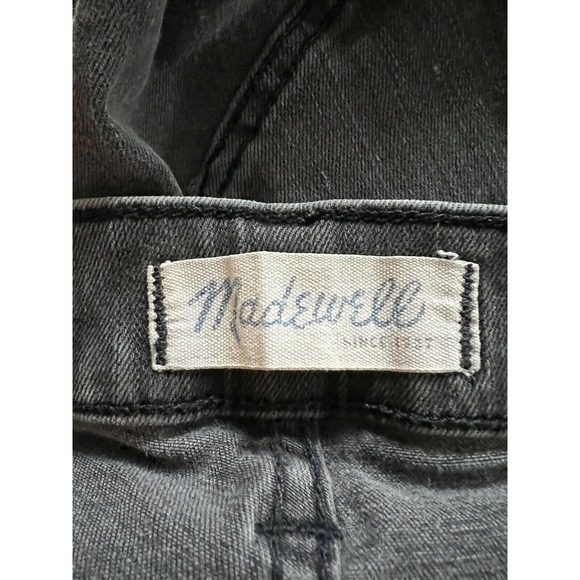 Madewell Womens Jeans ALLEY Straight Leg Denim Slim Fit Faded Black Size 27 - Picture 6 of 7